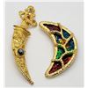 Image 2 : 2-GOLD TONED BROOCHES (1)SWORD WITH