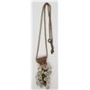 Image 1 : VINTAGE GOLD TONED NECKLACE WITH CLEAR