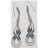 Image 1 : LIQUID SILVER NATIVE EARRINGS