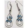Image 2 : LIQUID SILVER NATIVE EARRINGS