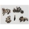 Image 1 : 5-CHARMS .925 STERLING: MOTORCYCLE,