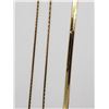 Image 2 : 2-.925 ITALY GOLD TONED NECKLACES