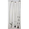 Image 1 : 3-LIQUID SILVER NECKLACES (2) FROG PENDANTS