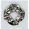 Image 1 : Signed Margot De Taxco Sterling Large Brooch