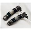 Image 2 : MARCASITE PIERCED EARRINGS STERLING