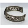 Image 2 : NATIVE AMERICAN STERLING CUFF BRACELET