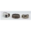 Image 1 : 3-STERLING SILVER RINGS