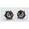 Image 1 : ZUNI PIERCED EARRINGS STERLING
