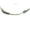 Image 3 : LIQUID STERLING NECKLACE W/ TURQUOISE STONES