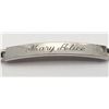 Image 2 : 2-STERLING ID BRACELETS: (1) 433-D T.C.W. RODEO