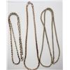 Image 1 : 3-STERLING NECKLACES: (1)18 INCH MILOR ITALY