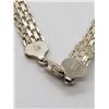 Image 4 : 2-ITALY STERLING NECKLACES: (1)16 INCH WOVEN