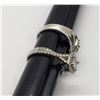 Image 3 : 2-SIZE 7 STERLING RINGS WITH CZ STONES!