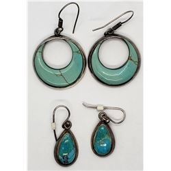 BARSE THAILAND STERLING DANGLY EARRINGS