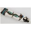 Image 1 : 4-NAVAJO STERLING RINGS WITH TOURQUOISE &