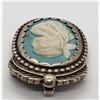 Image 4 : VINTAGE STERLING CAMEO BROOCH