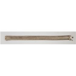 7 INCH MILOR ITALY STERLING WOVEN BRACELET