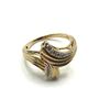 Image 2 : 10K GOLD DIAMOND RING SIZE 6.5