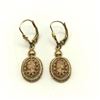 Image 2 : 14K GOLD CAMEO EARRINGS