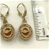 Image 6 : 14K GOLD CAMEO EARRINGS