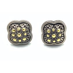 18K & .925 VINTAGE EARRINGS