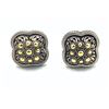 Image 1 : 18K & .925 VINTAGE EARRINGS