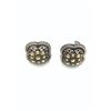 Image 2 : 18K & .925 VINTAGE EARRINGS