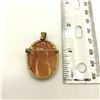Image 3 : 14K GOLD CAMEO BROOCH PENDANT