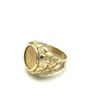 Image 2 : 14K GOLD RING W 1/10 EAGLE SIZE 9.5