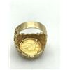 Image 4 : 14K GOLD RING W 1/10 EAGLE SIZE 9.5