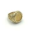 Image 5 : 14K GOLD RING W 1/10 EAGLE SIZE 9.5