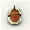 Image 2 : 14K GOLD CAMEO BROOCH / PENDANT