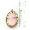 Image 4 : 10K GOLD CAMEO BROOCH/ PENDANT