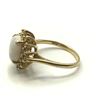 Image 4 : 14K GOLD DIAMOND OPAL RING SIZE 7