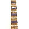 Image 5 : 14K VTG GOLD & TANZANITE BRACELET STUNNING!