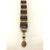 Image 7 : 14K VTG GOLD & TANZANITE BRACELET STUNNING!