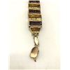 Image 9 : 14K VTG GOLD & TANZANITE BRACELET STUNNING!