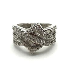 10K DIAMOND RING SIZE 7 DIAMONDS!!!!