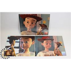LOT OF 3 DISNEY "TOY STORY ANDY" JOHN MORRIS