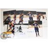 Image 1 : LOT OF 8 NHL EDMONTON OILERS AL HAMILTON SIGNED