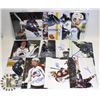 Image 1 : LOT OF 14 NHL COLORADO AVALANCHE SIGNED 8X10
