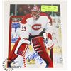 Image 1 : MONTREAL CANADIENS GOALIE PATRICK ROY SIGNED 8X10