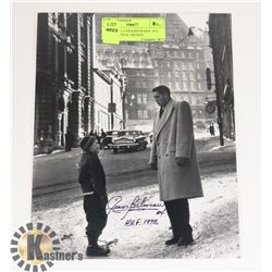 MONTREAL CANADIENS HOF 1972 JEAN BELIVEAU SIGNED