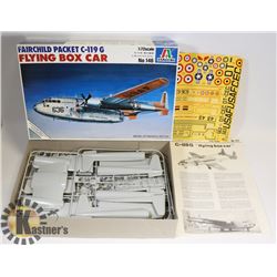FAIRCHILD PACKET C-199G FLYING BOX CAR MODEL KIT