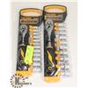 Image 1 : NEW 2 TOLSEN 14 PCS 1/4" RACHET