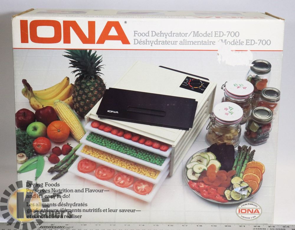 IONA FOOD DEHYDRATOR MODEL ED700