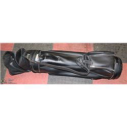 SLAZENGER LEATHER GOLF BAG (GOOD CONDITION)