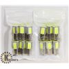 Image 1 : LOT OF 12 NEW RV/AUTO LED BULBS - COOL WHITE