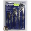 Image 1 : BRAND NEW KOBALT 3PC GROOVE JOINT PLIER SET