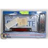 Image 1 : SCROLLING LICENSE PLATE FRAME WITH REMOTE